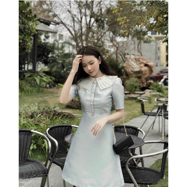 ‼️‼️đầm phi phối cổ dập li