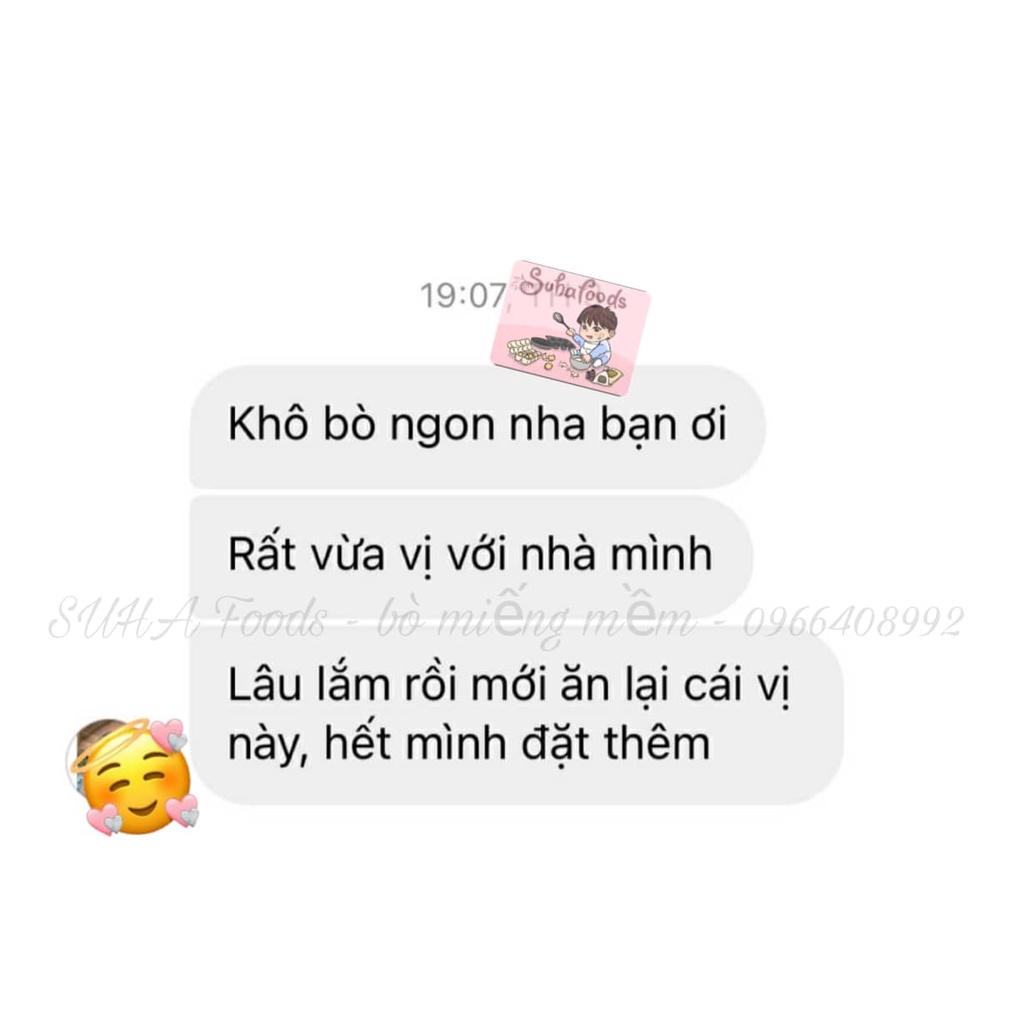 Bò Khô Miếng Mềm, khô bò nguyên miếng mềm KHÔNG CAY siêu ngon gia tryền nhà làm