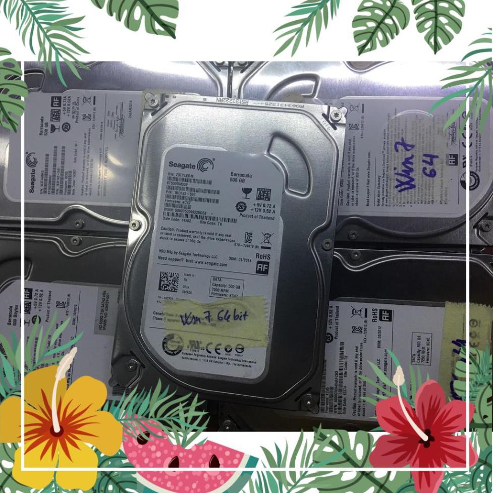 HDD 500G Seagate cài sẵn Win 7 64bit bảo hành 03 tháng | BigBuy360 - bigbuy360.vn