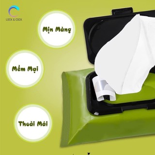 Khăn giấy ướt tẩy trang bơ