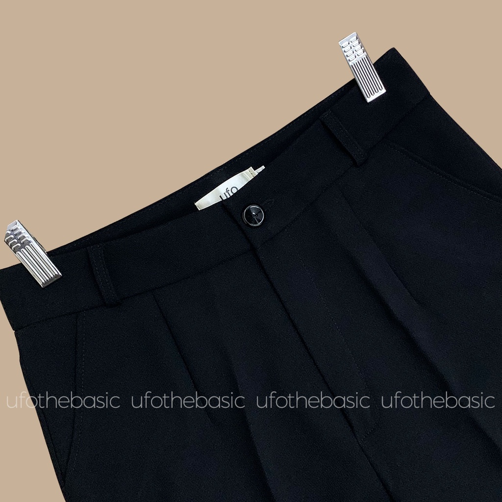 Quần ống rộng dáng suông lửng – Basic Trousers – ufo.thebasic