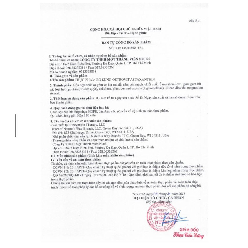 Thực Phẩm Chống Lão Hóa - Astaxanthin