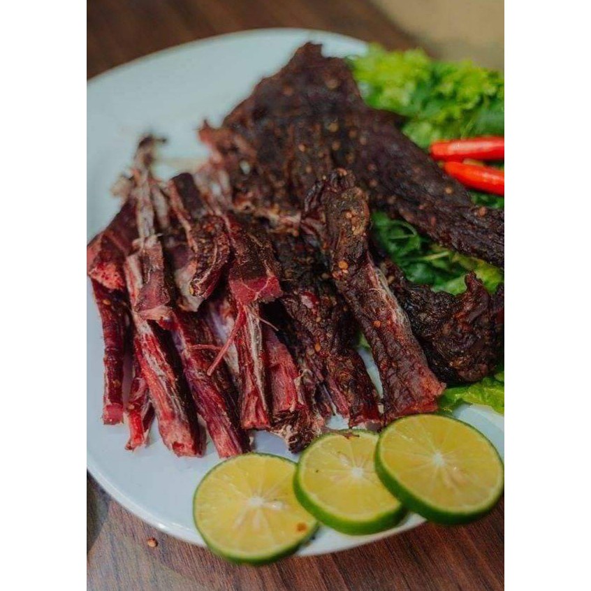 Thịt Bò Gác Bếp Tây Bắc trọng lượng 1Kg, 0,5Kg Thơm Ngon Chuẩn Vị Mường Then ✅ TẶNG CHẨM CHÉO ✅ | BigBuy360 - bigbuy360.vn