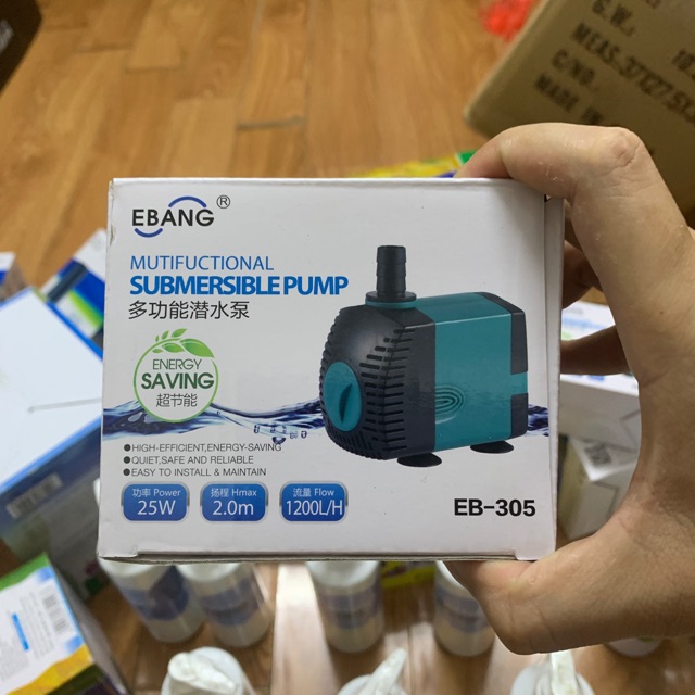 Máy bơm bể cá siêu êm Ebang 305