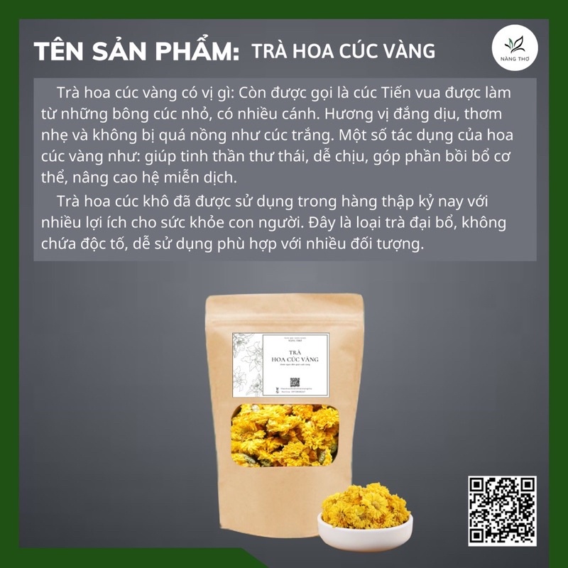 ✅[LOẠI THƯỢNG HẠNG]100gr Trà Hoa Cúc Tiến Vua  Sấy Khô Nguyên Bông Hoa Cúc Chi Ngủ Ngon, Sáng Mắt, Thanh Nhiệt, Giải Độc