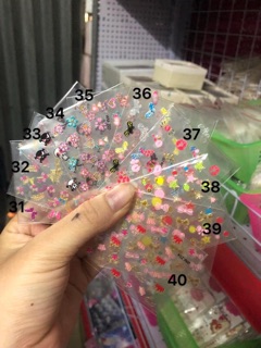 Sticker dán móng nhỏ