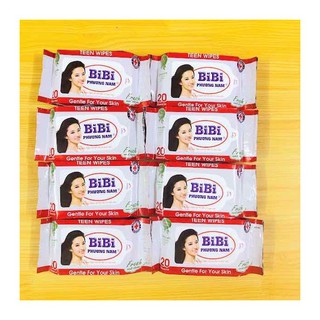 1 bịch giấy ướt bibi phương nam 20 tờ giá rẻ