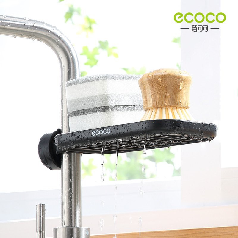 Giá để đồ thông minh kẹp vòi rửa bát, nhà tắm tiện dụng ecoco E1913-E1914