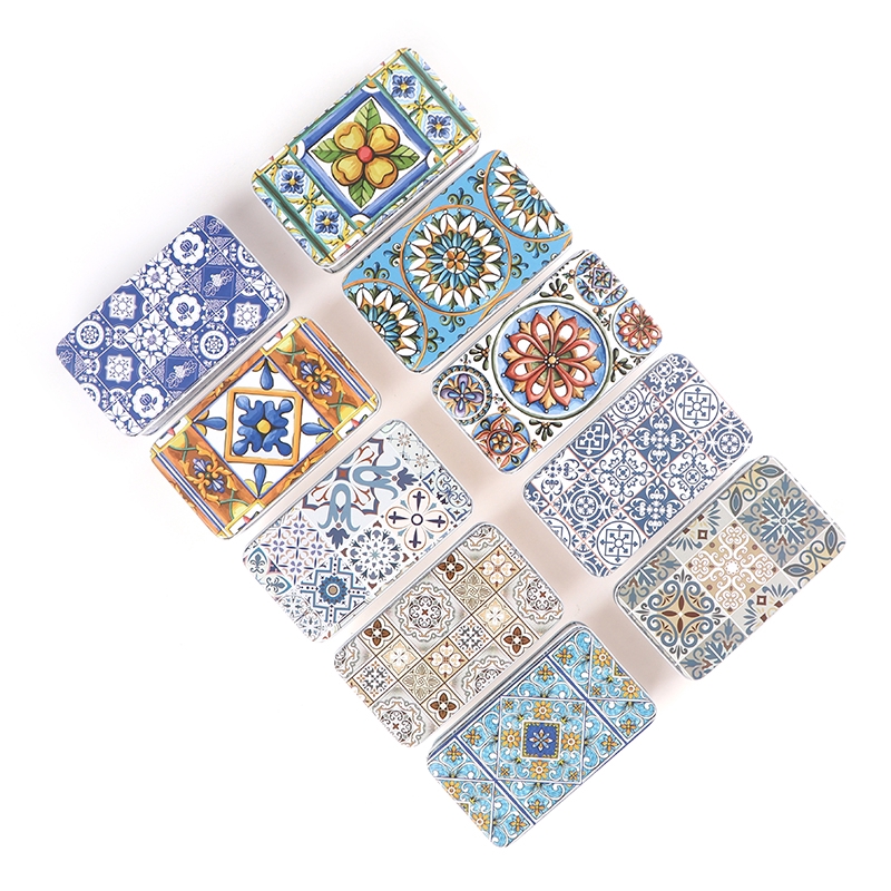 Hộp Thiếc Đựng Trang Sức Hình Chữ Nhật 11.5 * 6.5 * 4Cm