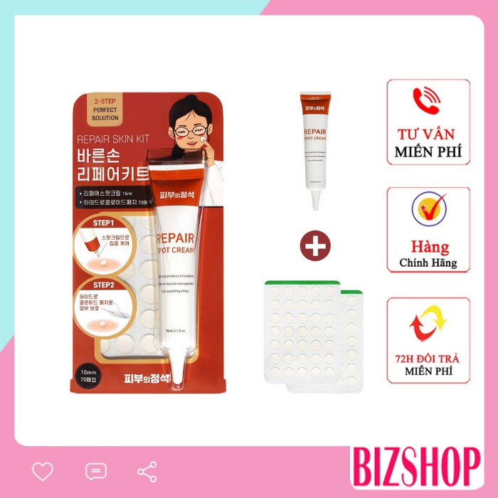 Bộ ngừa mụn trứng cá Repair Skin Kit nhập khẩu chính hãng Hàn Quốc