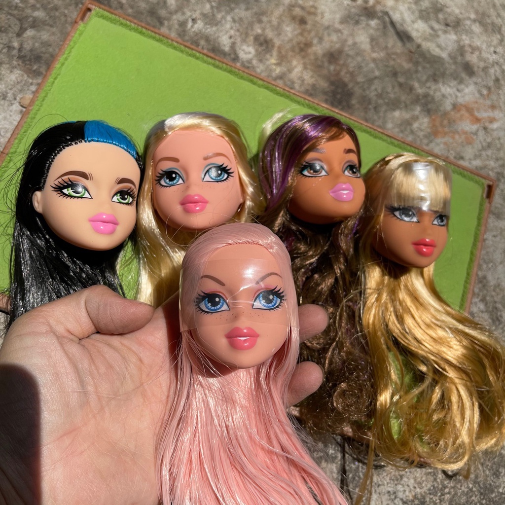 2 Đầu Búp Bê Bratz Nguyên Bản