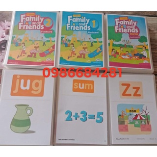 Flashcard family and friends starter, 1,2,3,4 ép plastic