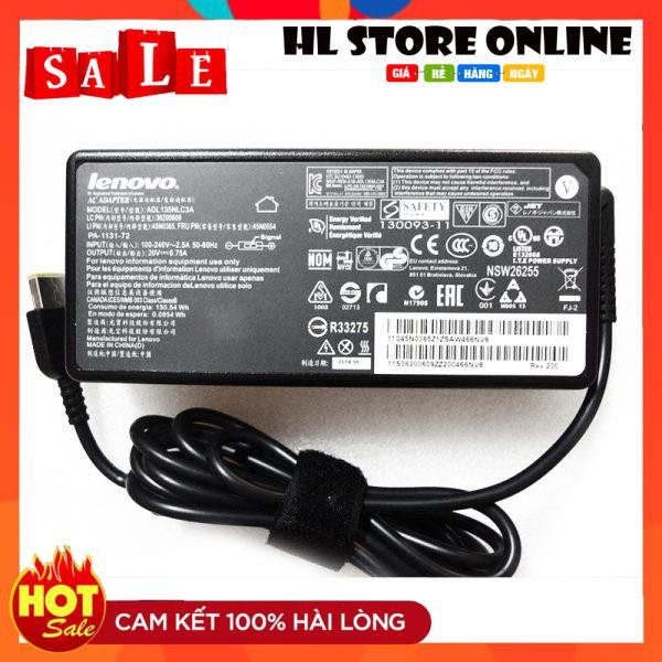 🔔 Sạc Laptop Lenovo 20V–6.75A 135W Đầu Vuông Zin