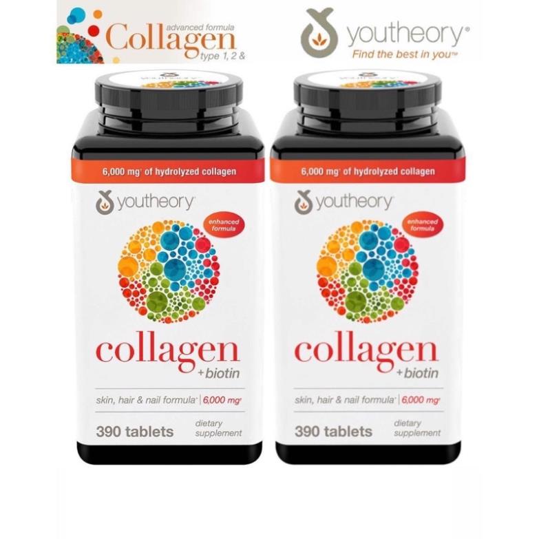 Collagen 390v Collagen Youtheory Advanced Type 1,2&amp;3