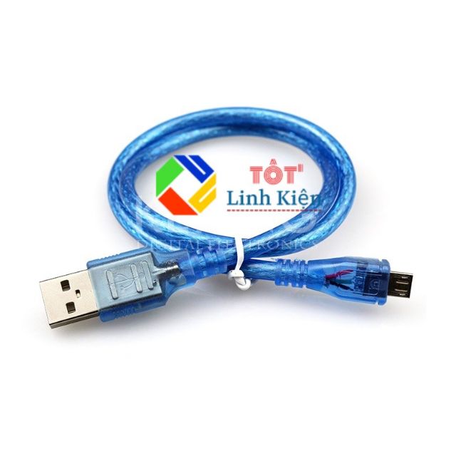 Cáp USB kết nối Arduino với PC - dài 30cm