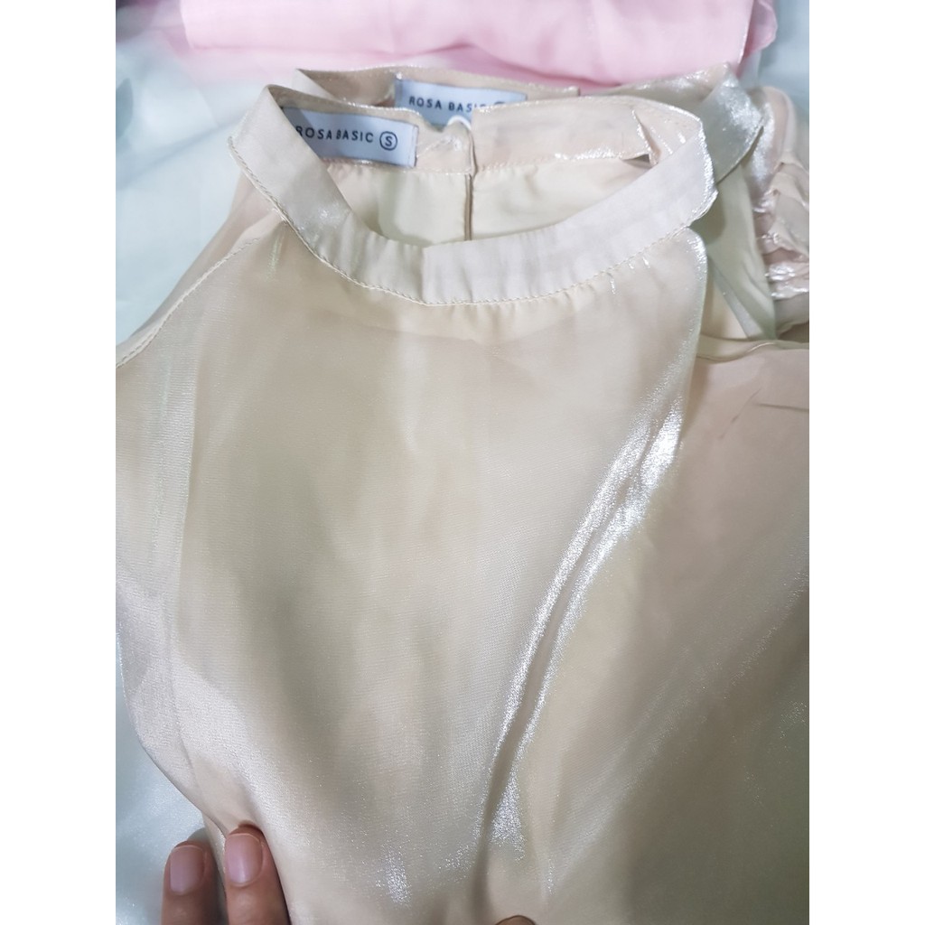 Sét yếm vải tơ oganza