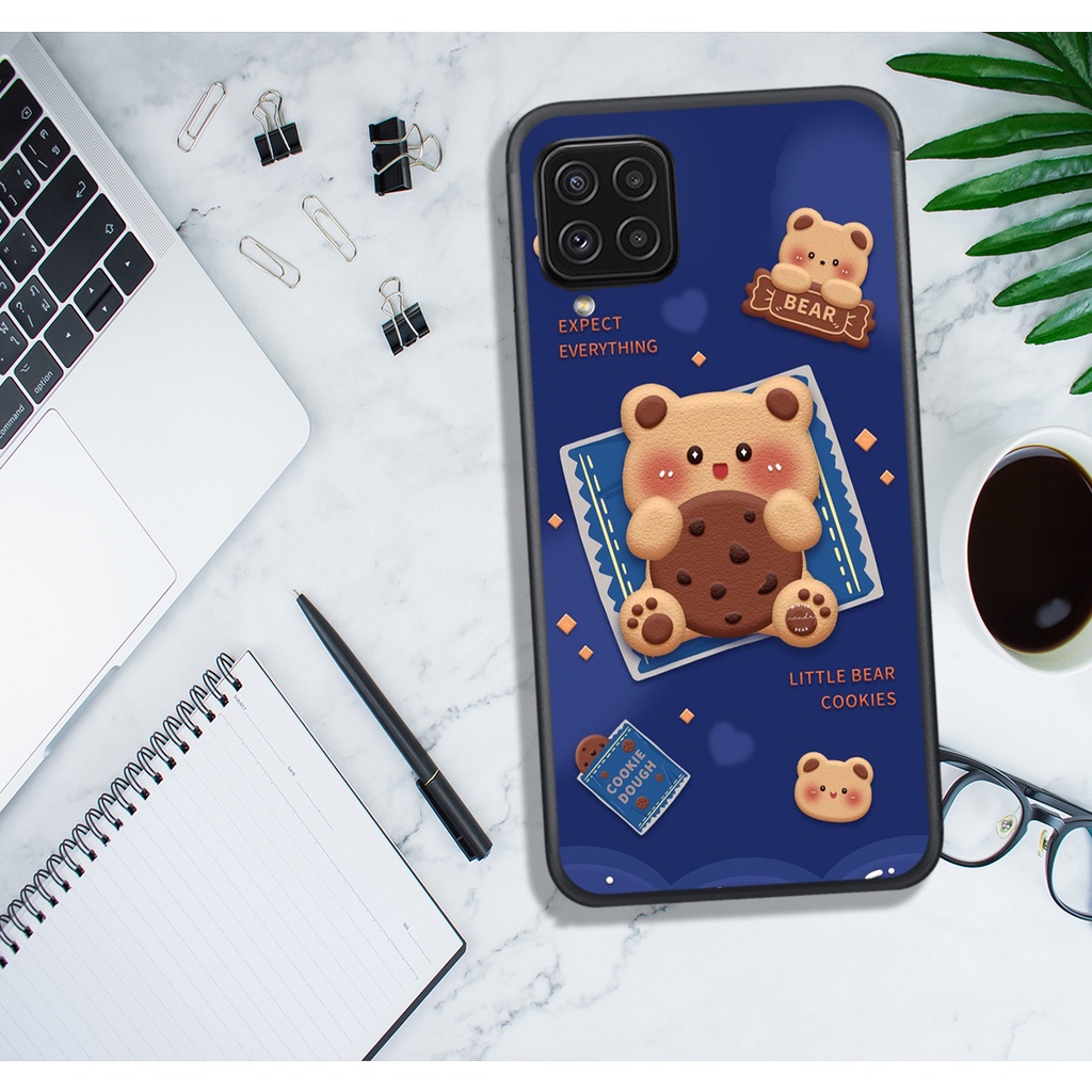 ỐP LƯNG SAMSUNG A12 5G - A22 4G - A22 5G - M32 - M33 - M53, IN HÌNH GẤU NÂU CHOCOLATE ĐÁNG YÊU.