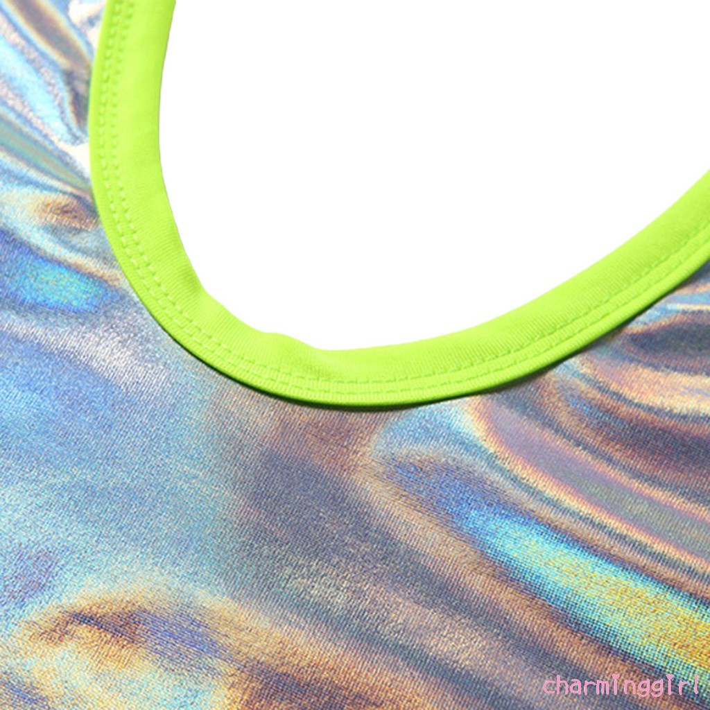 Bộ Đồ Bơi Một Mảnh Màu Laser Thoáng Khí Thời Trang Mùa Hè Cho Nữ | BigBuy360 - bigbuy360.vn