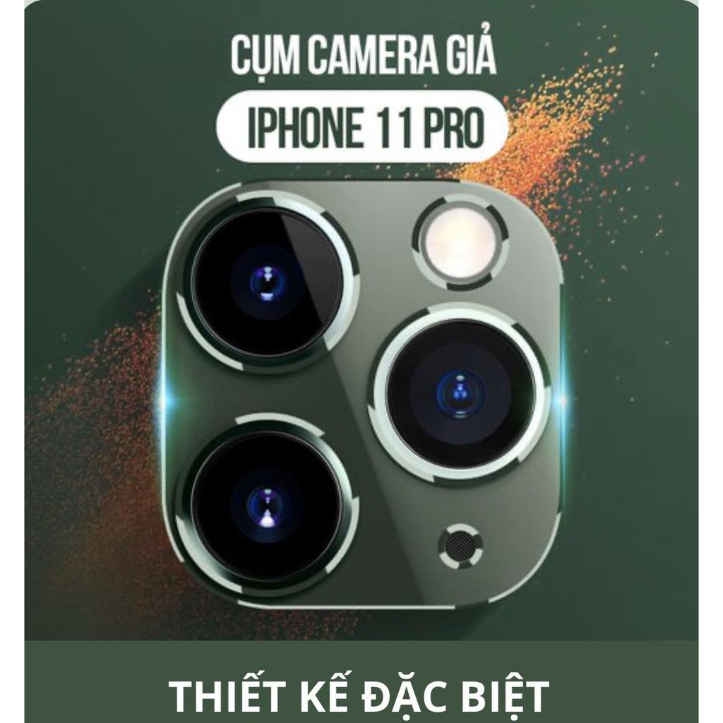 Camera Giả Iphone 11 iphone 11promax (Loại mắt lồi giống thật 99%)