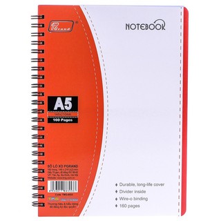 Sổ lò xo Grand A5 doc 160 trang