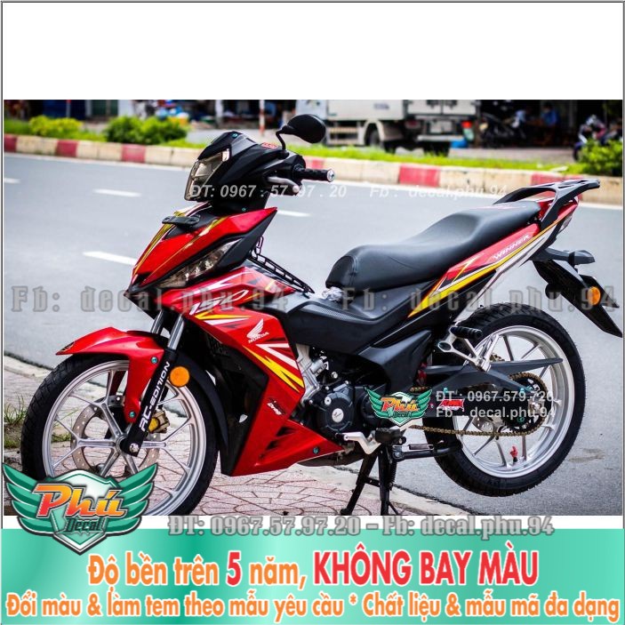 Tem rời Winner Đỏ vàng (H) -1