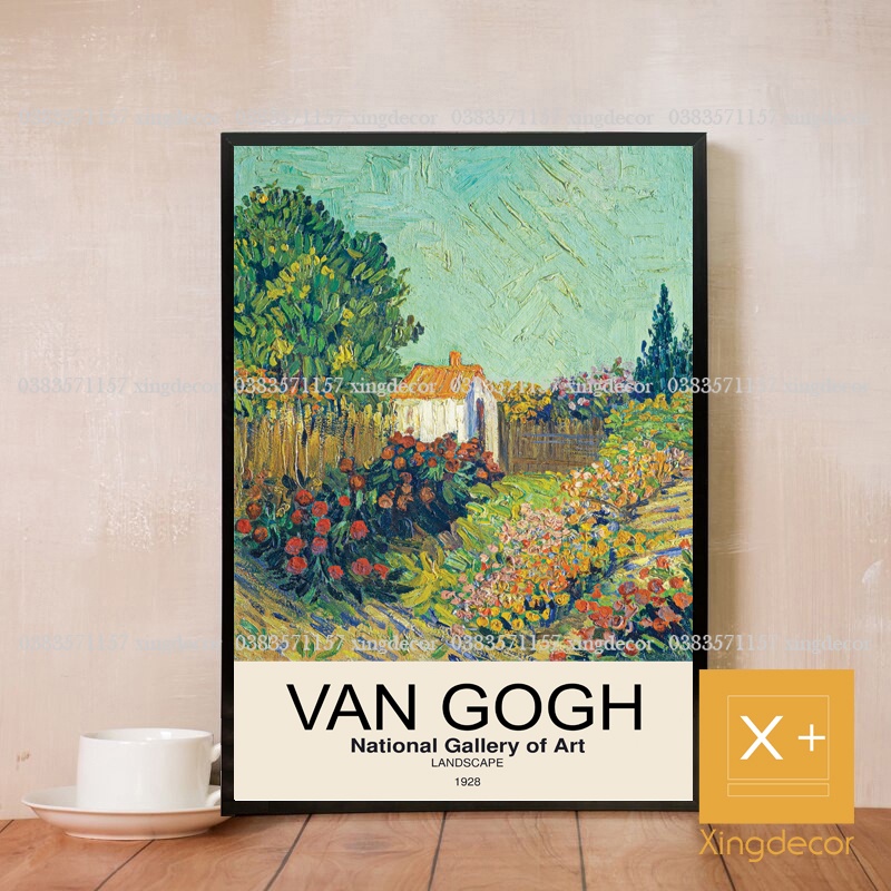 Tranh decor phòng ngủ, tranh treo tường Xingdecor, có đinh và móc tặng kèm.