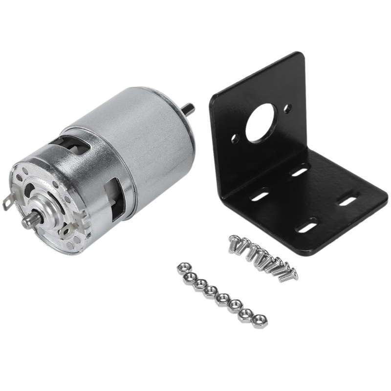 775 Motor With Mounting Bracket Dc 12V 10000Rpm Motor Double Ball Bearings 150W