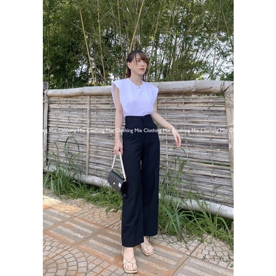 Quần Tây Mie chất Cotton ống đứng 22