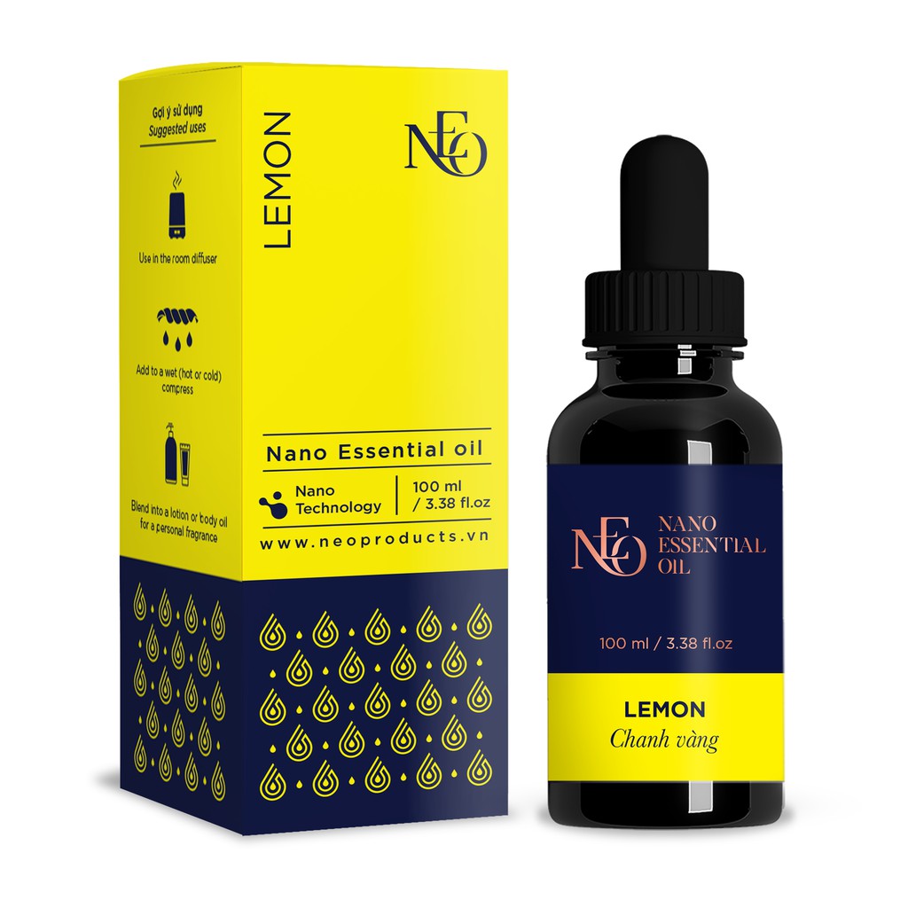 Tinh Dầu Thiên Nhiên NEO Nano Chanh Vàng 5ml