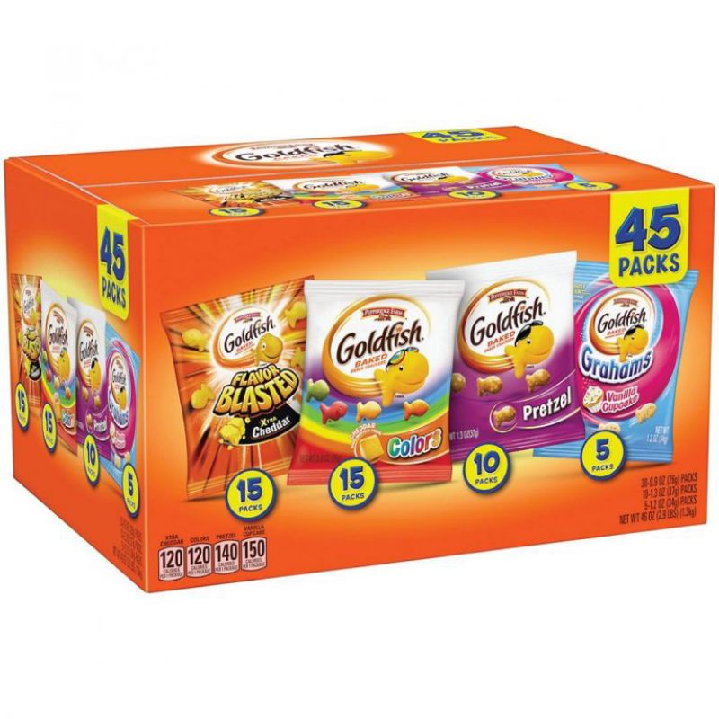 Combo 4 gói BÁNH CÁ Pepperidge Farm Goldfish