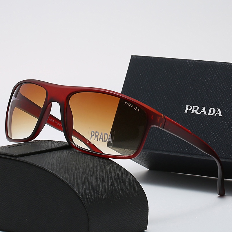 PRADA Kính Mát Chống Tia uv400 Phong Cách Retro Thời Trang