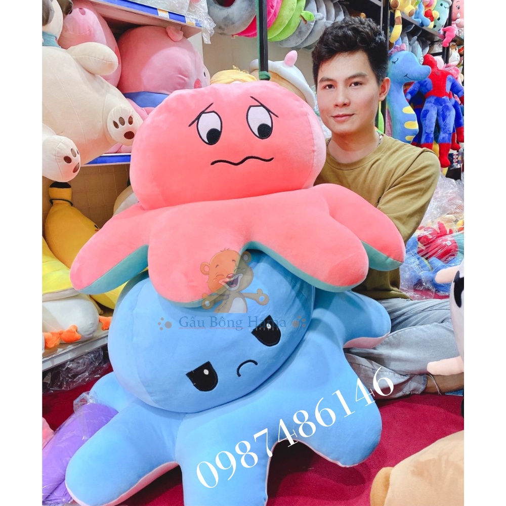 Bạch Tuộc Cảm Xúc Co Dãn 4 Chiều , Bạch Tuộc 2 Mặt Cute , Bạch Tuộc Cao Cấp Hama