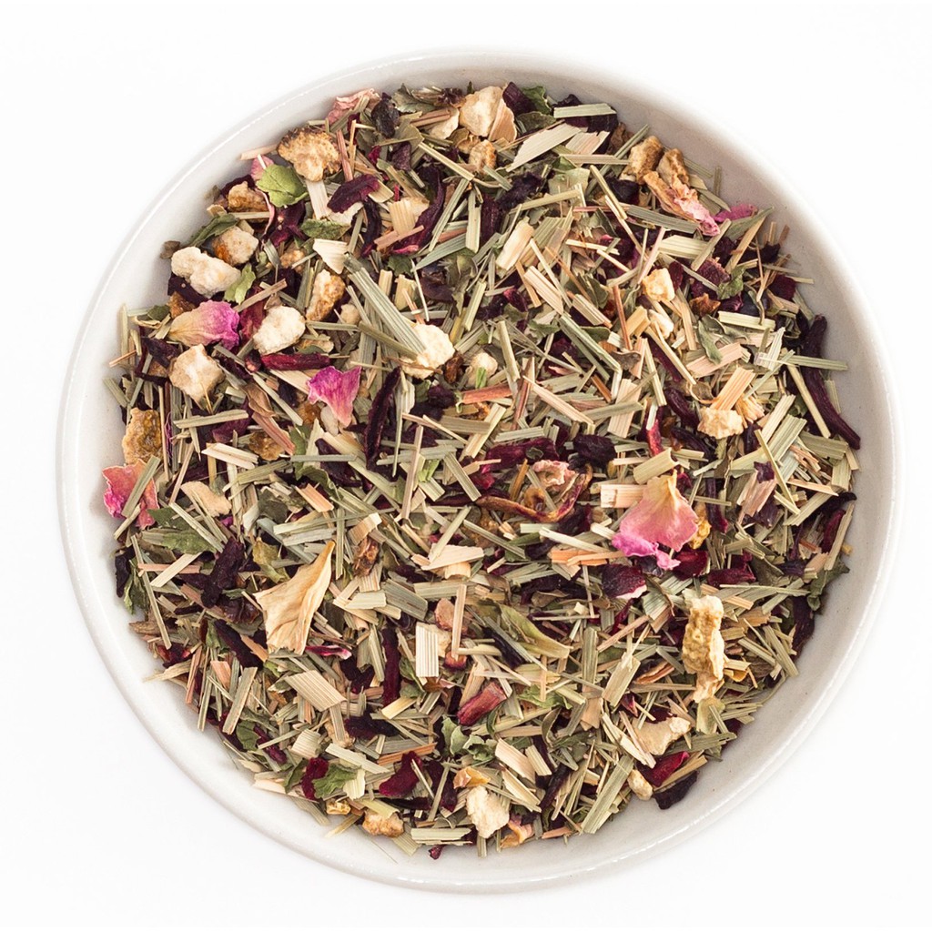 Trà Hibiscus sả hoa hồng 100g ( tưng bừng cho ngày mới)