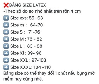 Đai latex 25 xương