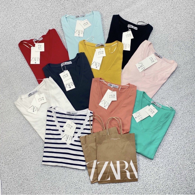 ẢNH THẬTÁo phông ZR cổ tim 10 màu