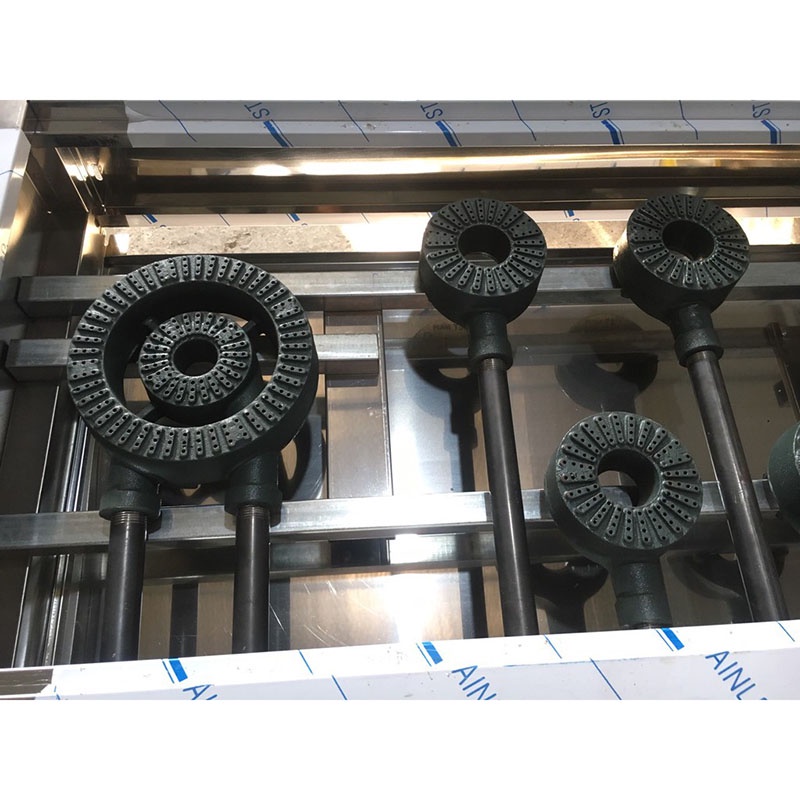 Bếp gas Hàn Quốc nhiều họng, bếp công nghiệp cho nhà hàng, khách sạn công suất lớn