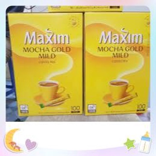 Café Hòa Tan Maxim Gold Mix Gói (Hộp 12G x 100 gói)