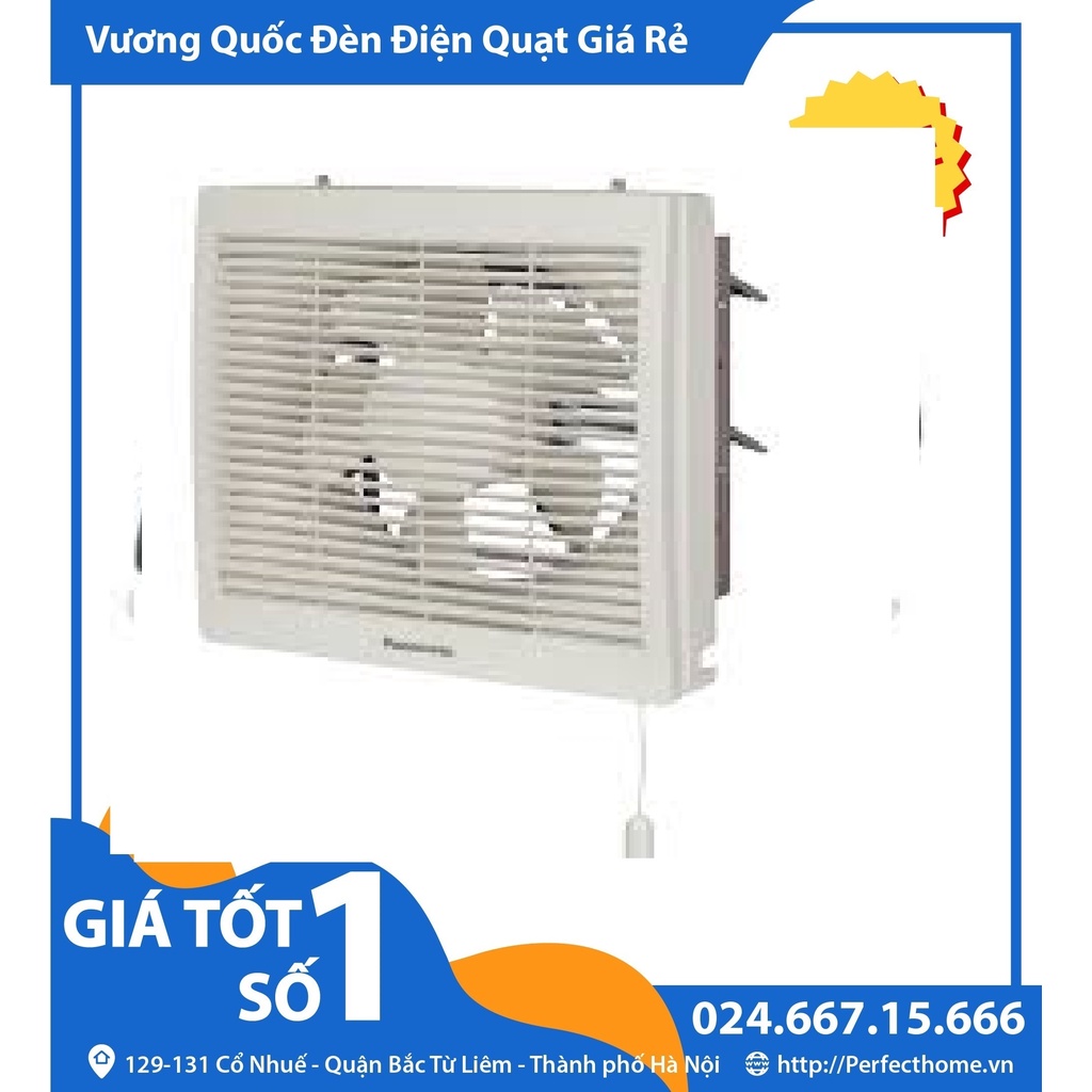 Quạt hút gắn tường Panasonic FV-20RL7 , FV-25RL7, FV-30RL6 loại 2 chiều - có màn che