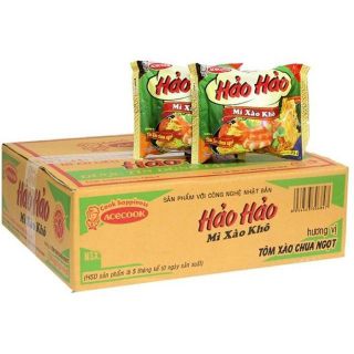 Mì hảo hảo xào chua ngọt mùa dịch