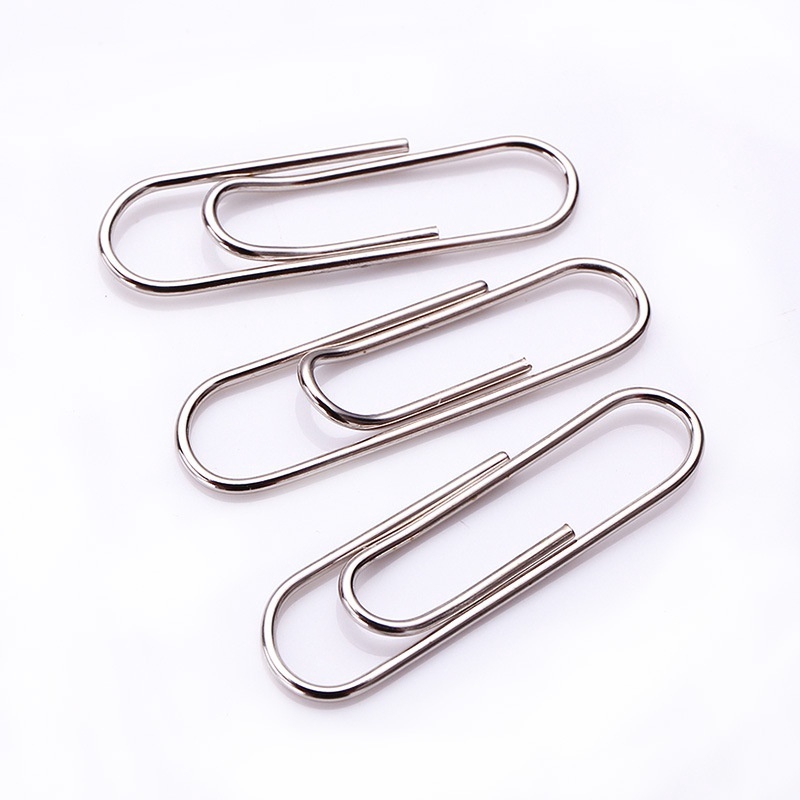 Set 50 kẹp giấy kim loại mạ bạc