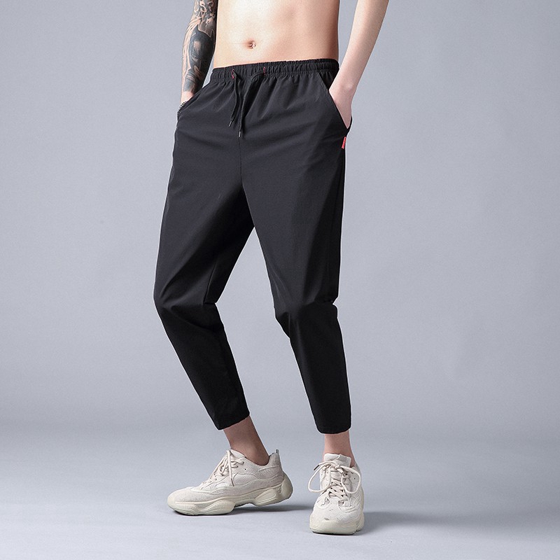 Quần dài chất liệu co giãn phong cách Hàn Quốc thời trang cho nam | BigBuy360 - bigbuy360.vn