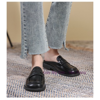 Giày hở gót big size từ 35-43 sục da