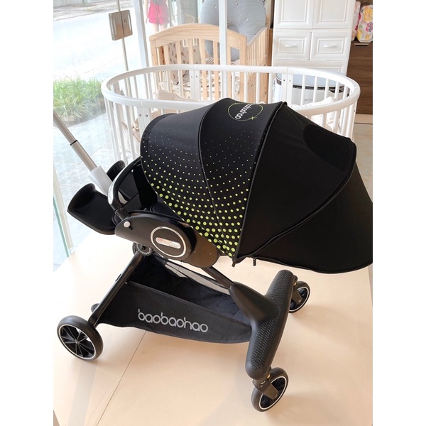 Xe Đẩy Baobaohao V9 Cho Bé Gấp Gọn Có Tư 3 Tư Thế Nằm, Ngả,ngồi Đẩy 2 Chiều Cho Trẻ Sơ Sinh Từ 0-5 Tuổi Bảo Hành 6 Tháng
