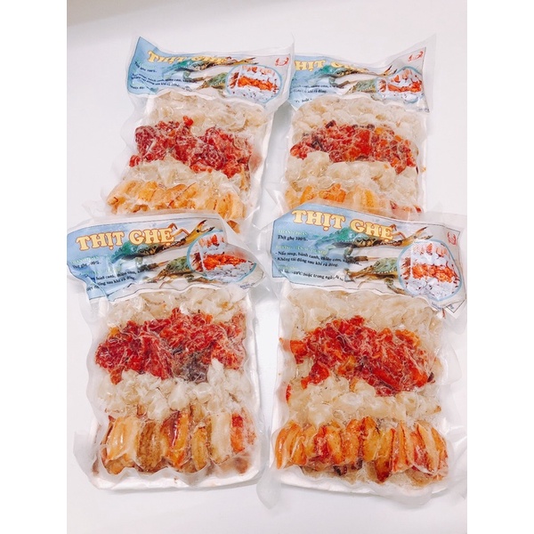 Combo thịt ghẹ bóc sẵn ngon chất lượng nấu súp, bánh canh cua ghẹ 250g