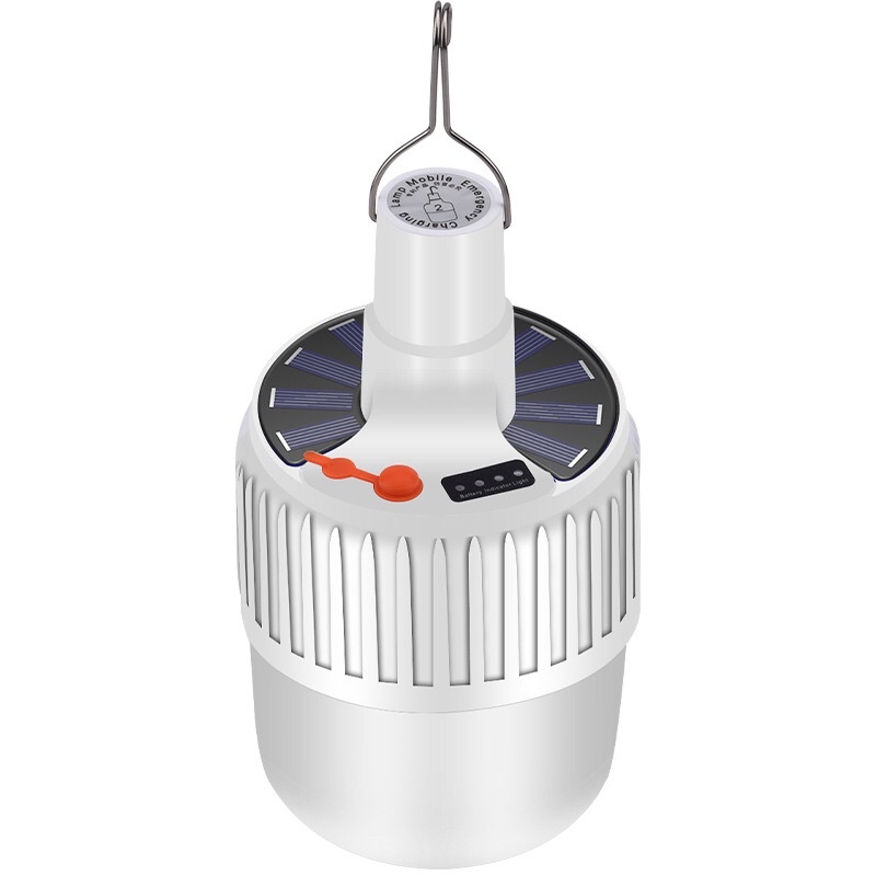 Bóng Đèn LED tích điện có điều khiển sạc năng lượng mặt trời