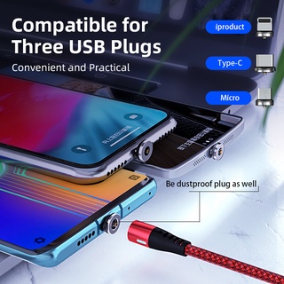 Dây Cáp Sạc USB Nam Châm Có Đèn LED Cho Micro Type-C