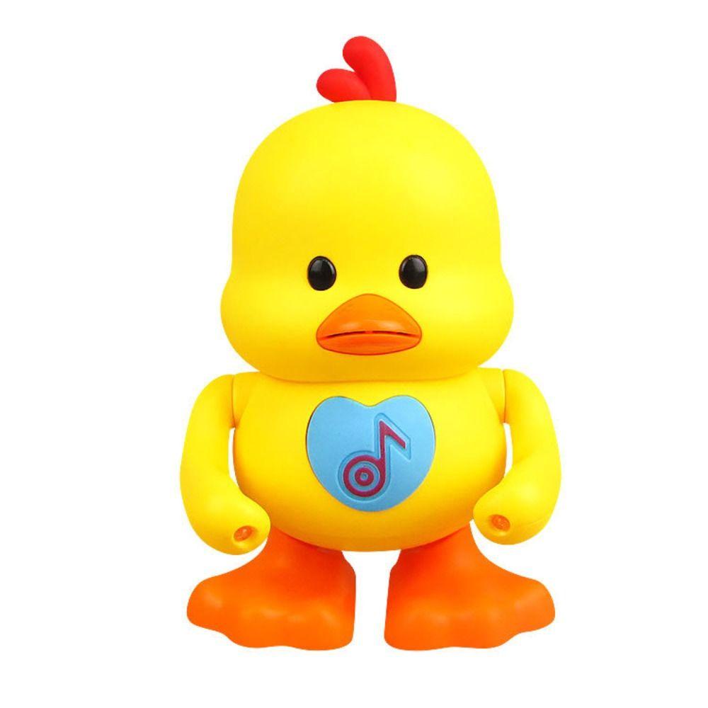 YIYU Đồ Chơi Robot Điện Tử Hình Vịt Vàng Hoạt Hình Nhảy Múa Sáng Tạo Làm Quà Tặng Sinh Nhật / Giáng Sinh Cho Bé
