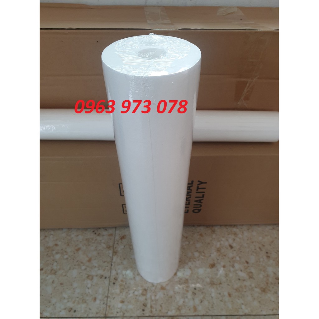 CỐC LỌC THÔ 20 IN (béo, gầy) LỌC ĐẦU NGUỒN NƯỚC. Tặng giá treo và tay vặn