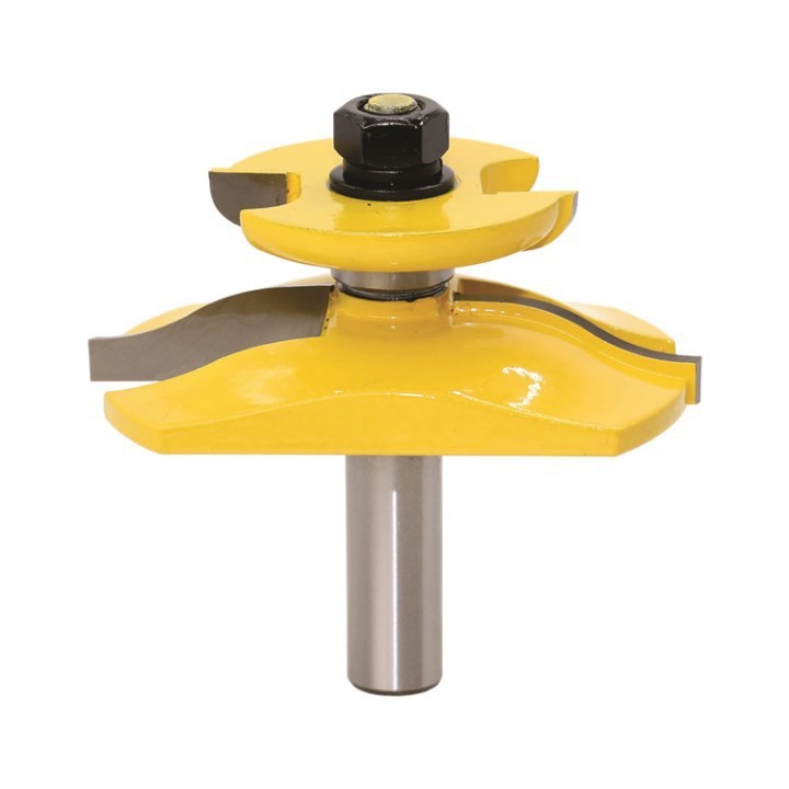 Mũi soi gỗ, mũi phay gỗ cạnh cửa 2 mặt, cốt 12.7mm