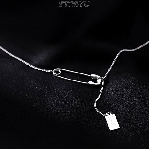 Vòng cổ Bạc 925 Dạng Kẹp Độc Đáo Thời Trang Cho Nữ